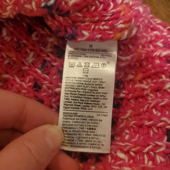 Gap Pink Chunky Sweater - Picture 5 of 5